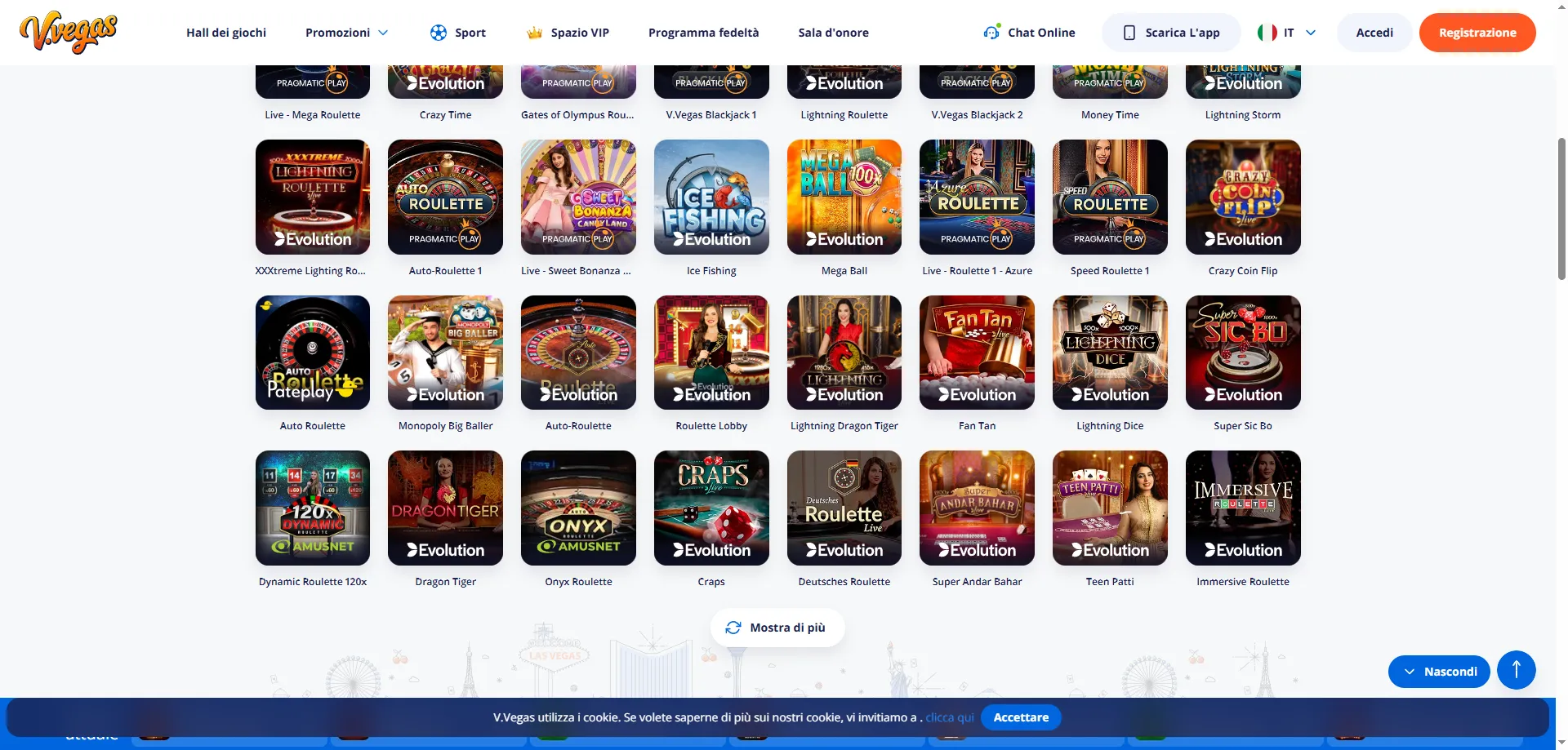 Metodi di Deposito Disponibili — Vulkan Vegas